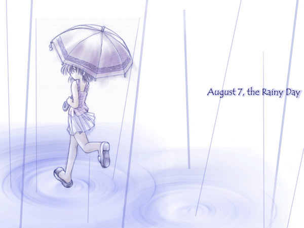 「８月７日の雨宿り」　ｂｙ　ＧＡＲＡ様