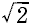 √2