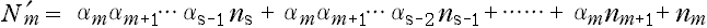 N'mの式