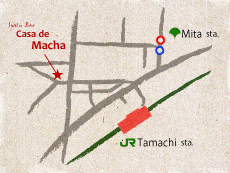 スペインバル カサデマチャの地図