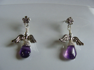 クォーツ【アメジスト】（パープル）決断力・愛情・集中力・調和・第六感・献身・冷静・覚醒・精神力・豊かな感受性