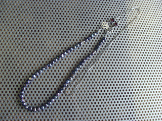 淡水パール紫色染め