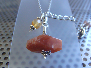 アイアンクォーツ（オレンジ）健康・能力・明晰・完璧・宇宙的意識・感受性・沈着冷静・豊かな感受性