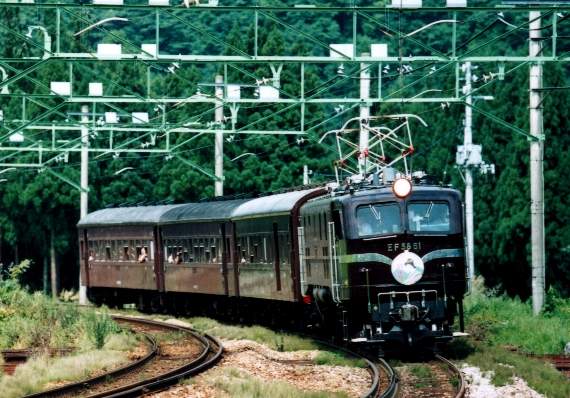 EF58と旧型客車セット