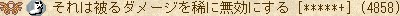 [継承] それは被るダメージを稀に無効にする [*****+] (4858)