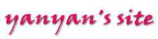 yanyan's site
