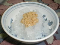 みぞれ+納豆