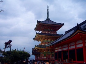 清水寺にて