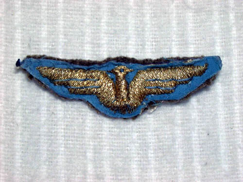 日本陸軍空中勤務者胸章（実物)