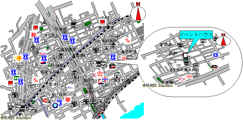 イベントハウス地図